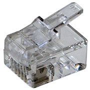 L-KLS12-RJ12-6P6C-01, вилка на кабель TP-6P6C