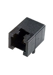 TJ4A-6P4C, розетка телеф. на плату тип 4A