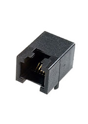 TJ4A-6P6C, розетка телеф. на плату тип 4A