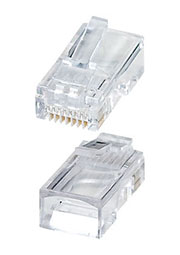 TP8P8C (RJ45) ВИЛКА, сетевая на кабель 8P8C