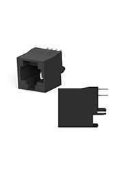 5555799-1, RJ45 гнездо на плату 8P8C