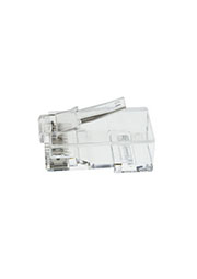 TP8P8C (RJ45), 8P8C вилка телефонная RG45 со вставкой на кабель Cat.6E