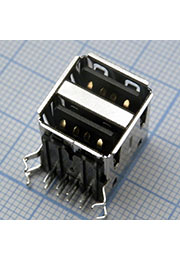 USB A 11 розетка на плату *2