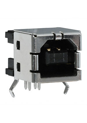 292304-1, USB B R/A RECP CONNECTORLEAD FREE