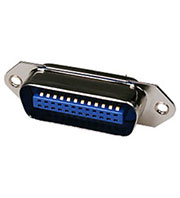 CENB-24M, CENTRONICS 24pin вилка на плату прям