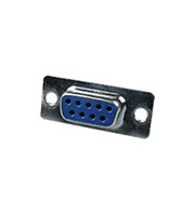 DB-9F, гнездо D-SUB 9 pin пайка на кабель  (100-09SCBNS)