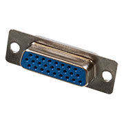 DHS-26F, Розетка D-Sub высокой плотности, угловая на кабель, 26 контактов