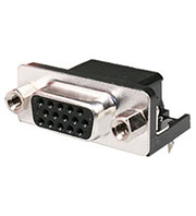 DHR-15F, гнездо D-SUB 15 pin на плату высокой плотности (108-15SCKAC)