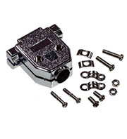 DN-15C, корпус для D-SUB 15pin металлизированный (158-15CC)