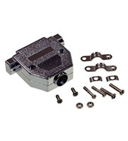 DN-25C, корпус для D-SUB 25pin металлизированный (158-25CC)
