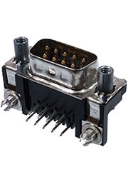 5747840-6, D-SUB вилка угловая на плату, корпус 1Е, HD20