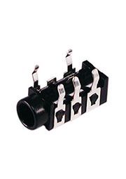 ST-033-SL, гнездо стерео 3.5мм на плату