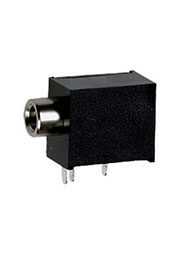 ST-215N-04-NB, аудио гнездо на плату 3.5мм (Стерео)