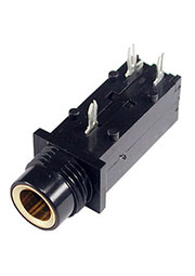 ST-008G-05, моно гнездо на плату 6.35мм