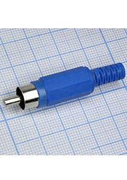 RCA 4004 Blue(4005), Штекер RCA синий