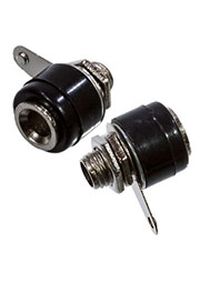 BP-313BLACK, гнездо на панель черное