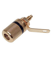 BP-301G/B, гнездо на панель зол/черное