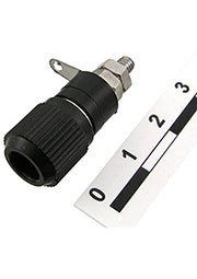 L-KLS1-BIP-014-N-B, гнездо на панель черное (BP-117)