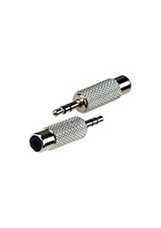 2-206, переходник 3.5мм штекер стерео - RCA гнездо металл