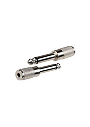 2-124, переходник 6.35мм штекер моно - 3.5мм гнездо моно металл