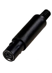 MDN-3F, разъем MiniDIN гнездо на кабель