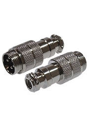 1-563-5, разъем MIC-16 5 контактов штекер металл на кабель