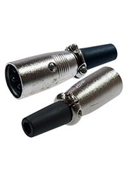 14-0514, разъем canon штекер XLR на кабель l=60.00 мм