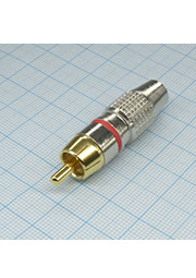 RP-213G-R-DW, Штекер RCA