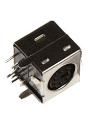 MDN-6FRS, Mini-Din розетка 6 контактов на плату DS1093-01-6