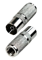 4-021, разъем телевизионный гнездо металл на кабель накрутка