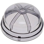 2329013-1, LUMAWISE 40MM DIA DOME SMOKE GRAY LOW