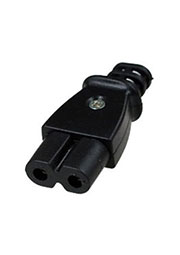 3-000, гнездо сетевое "8" пластик на кабель