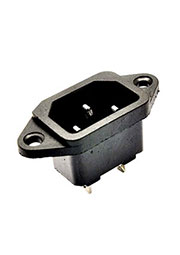 CH1-0459, евровилка сетевая на корпус (аналог SS-7B,AC-14-2)