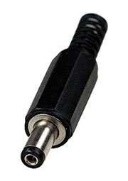 3-190, Разъем питания штекер 4.75x1.7x9.5мм пластик на кабель