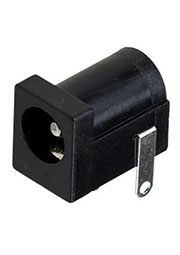 3-231, Разъем питания гнездо 5.5x2.1мм пластик на плату