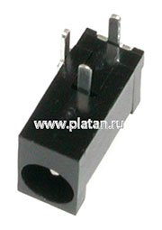 DS-313, Гнездо питания 1,3х4,2мм на плату