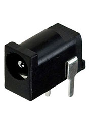 3-151, Разъем питания гнездо 3.5x1.3мм пластик на плату