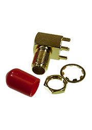 L-KLS1-SMA006, разъем SMA на плату угловой 50 Ом