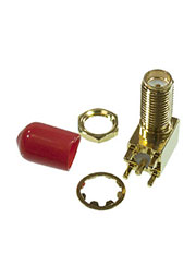 L-KLS1-SMA031, разъем угловой SMA гнездо 50Ом на плату/панель