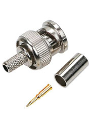 5-134574-2, BNC разъем штекер 50 Ом на кабель RG59