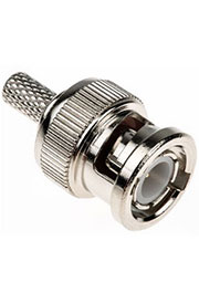 5-1634500-2, BNC разъем штекер 50Ом на кабель RG58C обжим