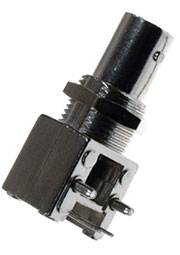 BNC-145, BNC разъем гнездо на плату металл угловое