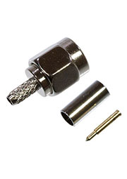 RP-SMA-C174P, разъем SMA штекер RG-174 обжим