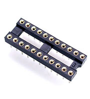 TRS-16, панелька для микросхем DIP 16 контактов узкая (126-316RG)