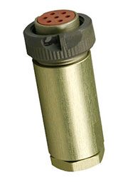 РС7ТВ, розетка с кожухом, резьбовое соединение "5"(18-20г.)