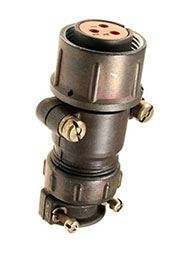 ШР20П3НШ7, розетка с неэкран.патрубком на кабель (21-22г) приемка ОТК