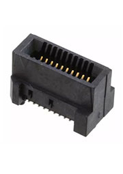 SPD08-020-RB-TR, краевой разъем, розетка 2х10 конт.SMD