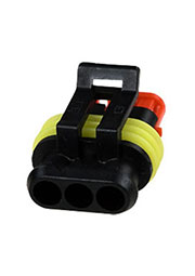 282087-1, Корпус разъема Superseal 1.5, розетка, 3 контакта, (Metri-Pack)