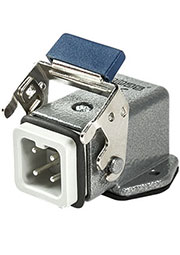 EBM04FE46, Вилка, 4 полюса, 10А, нижний ввод