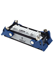 EBM24PM44, Розетка низкая, 4-фиксатора, для панели, 24 полюса, 16А